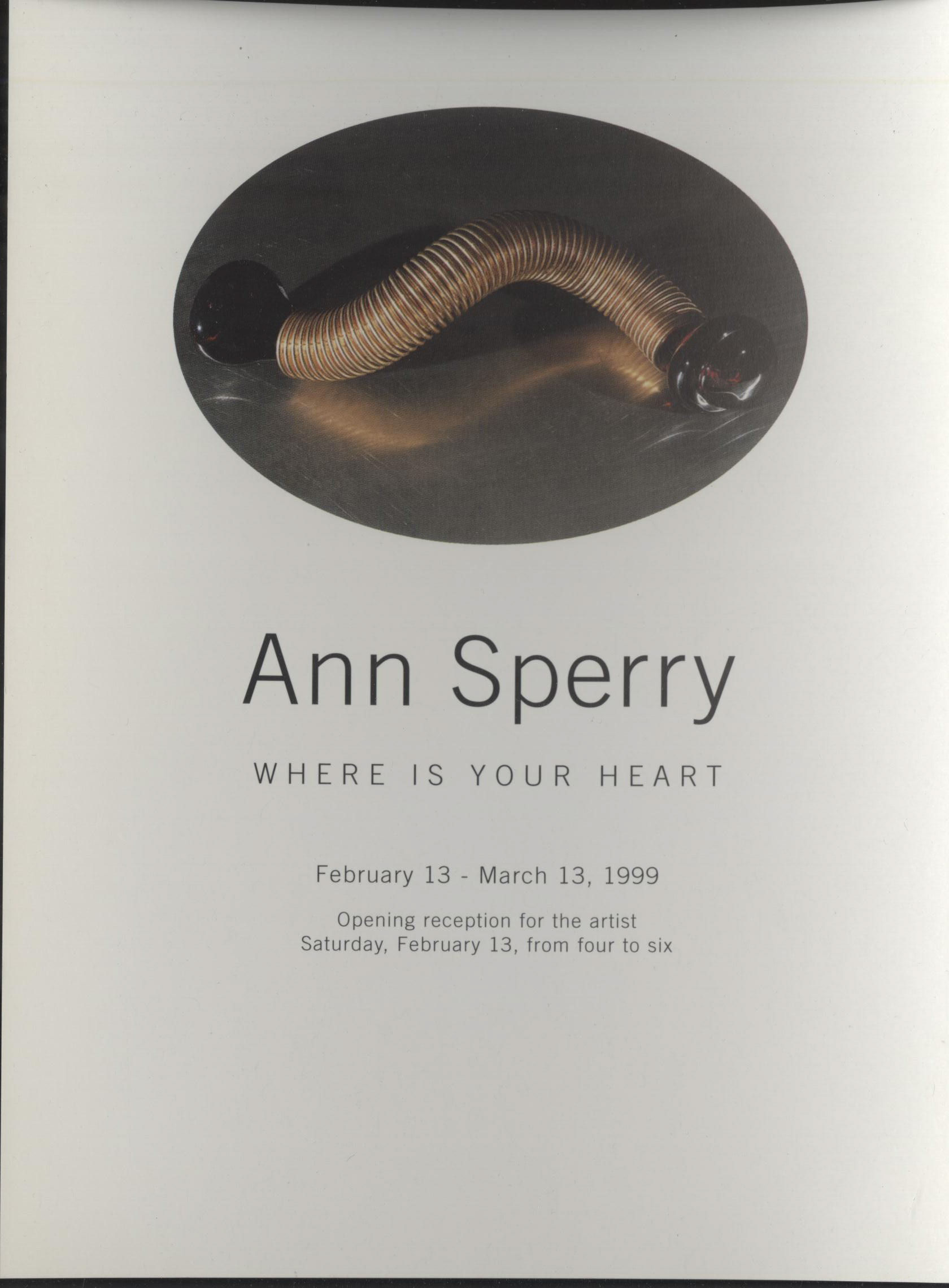 Ann Sperry Brochure 1999 GL Cover